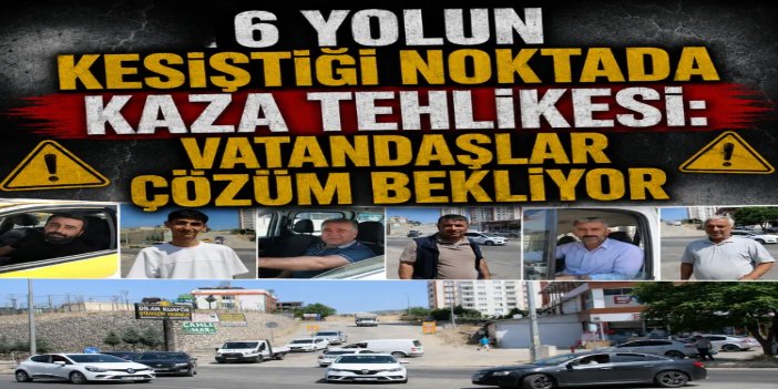 Silvan'da kontrolsüz kavşak kazalara davetiye çıkarıyor