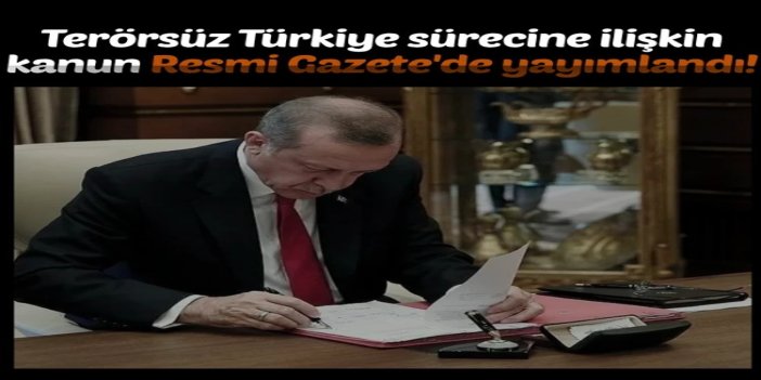 "Çerçeve Yasa" Resmi Gazete'de yayımlandı