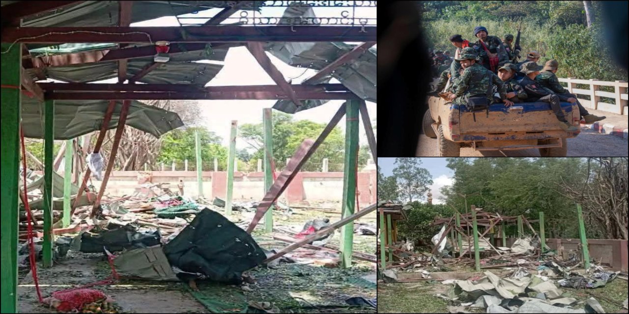 Myanmar ordusunun manastıra hava saldırısında 14 kişi öldü