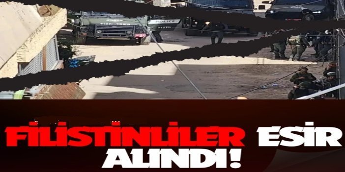 İşgalciler El Halil'de 4 Filistinliyi esir aldı
