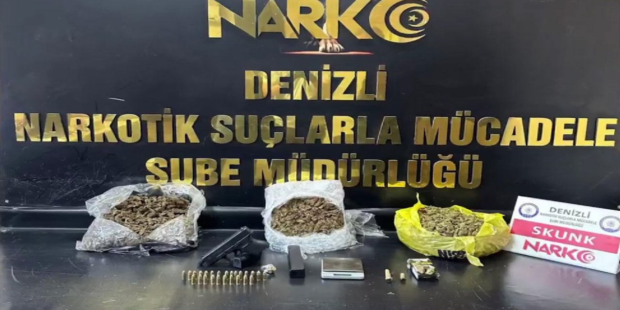 Denizli’de uyuşturucu operasyonu: 2 şüpheli tutuklandı