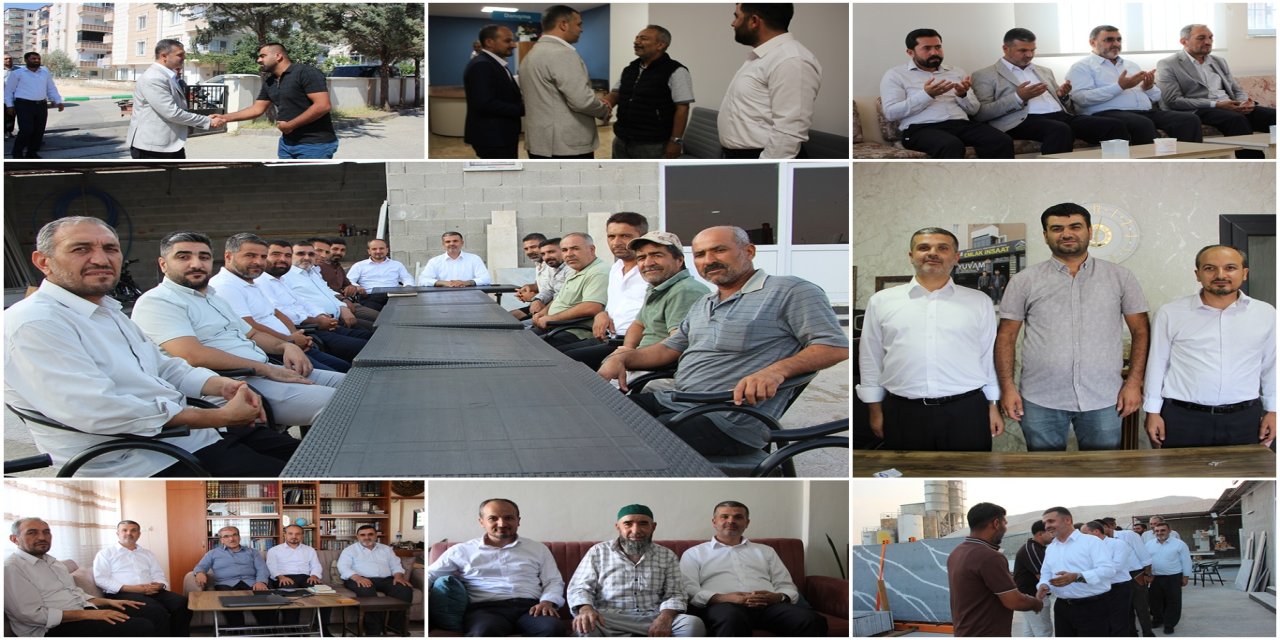 HÜDA PAR Gaziantep İl Başkanı Kaya Nizip'te temaslarda bulundu