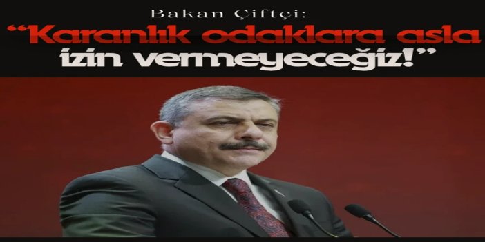 Çiftçi’den suç örgütlerine sert mesaj