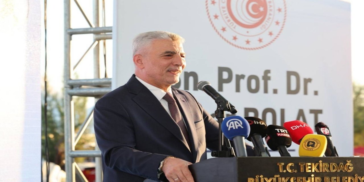Bakan Bolat: Tekirdağ, Türkiye ekonomisinin en önemli üretim merkezlerinden biri