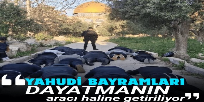 Mescid-i Aksa'da statükoyu değiştirme girişimi: "Yahudi bayramları dayatmanın aracı haline getiriliyor"