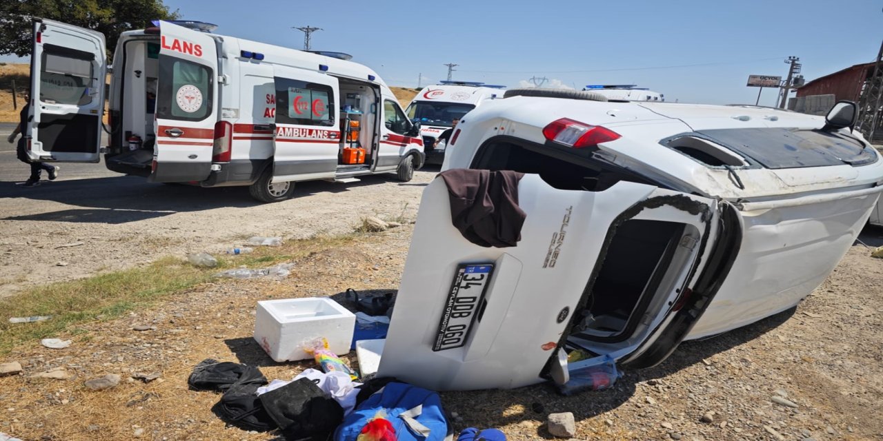 Malabadi Köprüsü Kavşağı’ndaki trafik kazasında 7 yaralı
