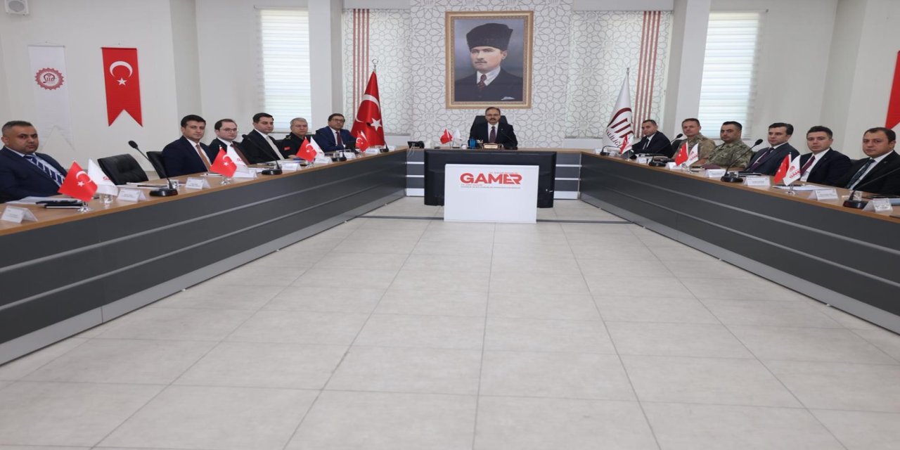Siirt’te güvenlik ve asayiş koordinasyon toplantısı gerçekleştirildi