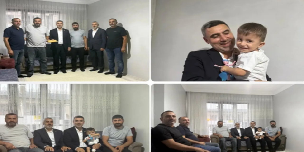 HÜDA PAR İl Başkanı Butaku’dan SMA hastası Efraim bebeğe ziyaret