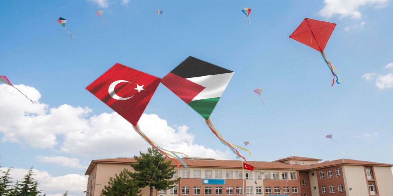 Uçurtmalar Gazzeli çocuklar için gökyüzüne yükselecek