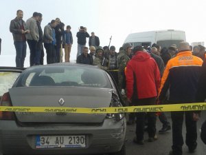 Cenazeye giderken kaza yaptılar