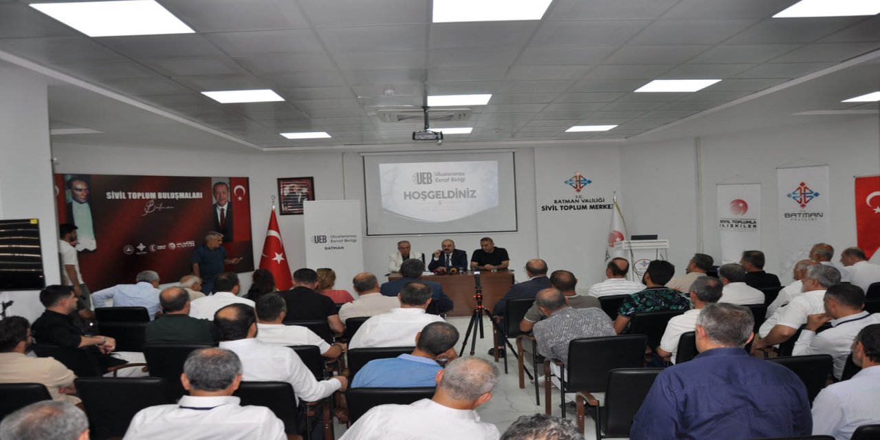 Uluslararası Esnaf Birliği Batman'da ilk genel kurulunu gerçekleştirdi