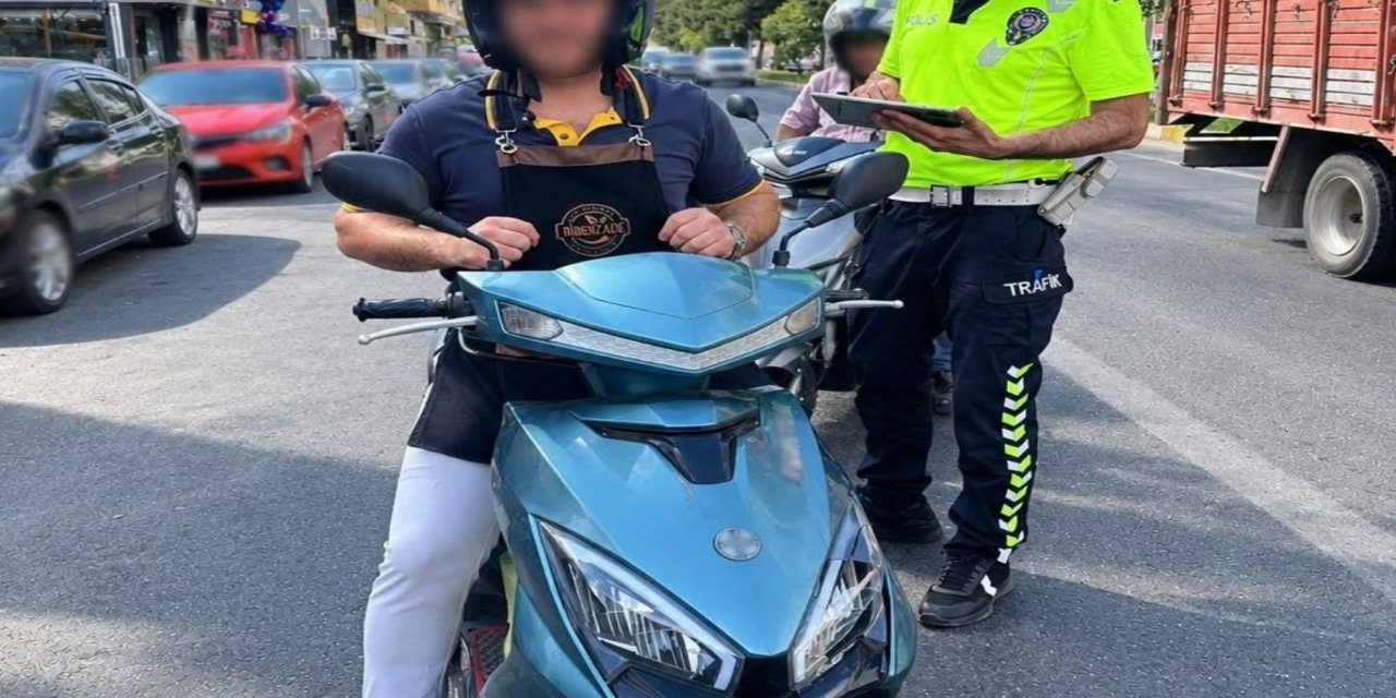 Mardin'de motosiklet denetiminde 18 sürücüye ceza