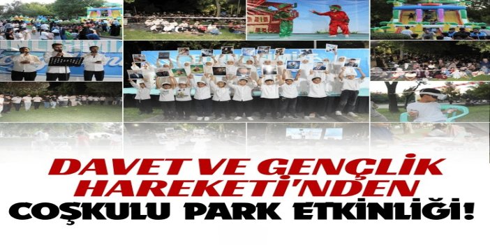 Davet ve Gençlik Hareketi'nden Bağlar'da coşkulu park etkinliği