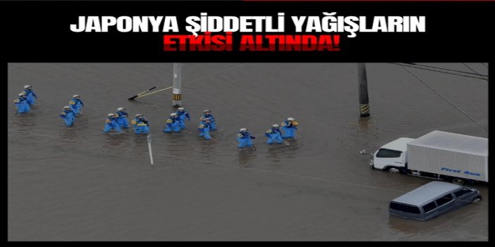 Japonya şiddetli yağışların etkisi altında