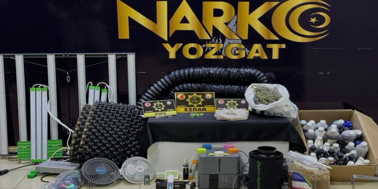 Yozgat’ta uyuşturucu operasyonunda bir şüpheli gözaltına alındı