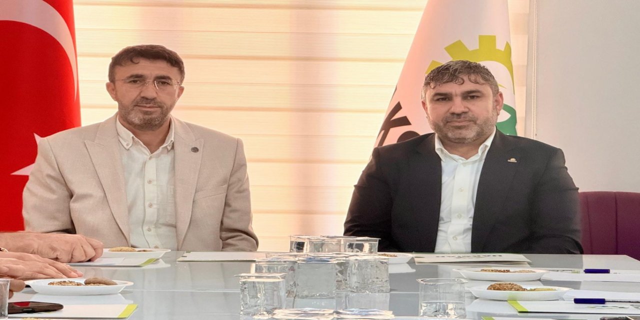 Kızıltepe Ticaret ve Sanayi Odası Başkan Adayı Ege’den HAKSİAD’a nezaket ziyaret