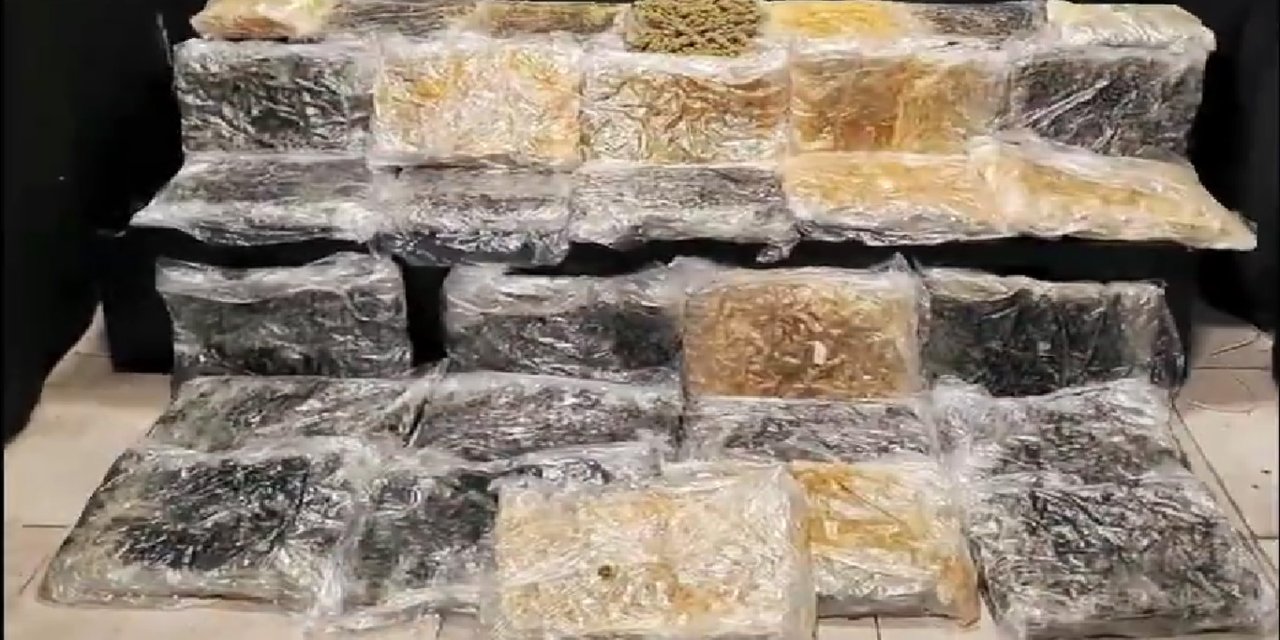 İpsala’da 387 kilo 348 gram skunk ele geçirildi