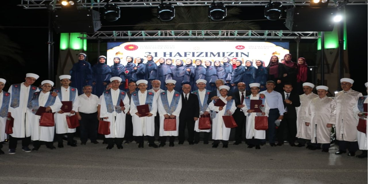 Bozyazı'da 31 hafız için icazet töreni düzenlendi