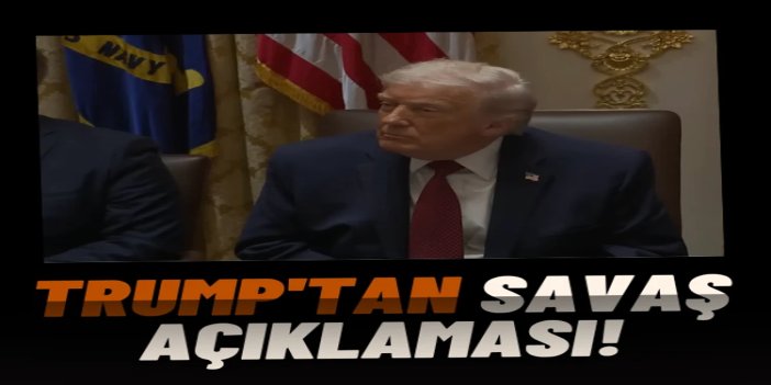 Trump: İran'la savaş, Kasım ayındaki ara seçimlerden sonra sona erecek