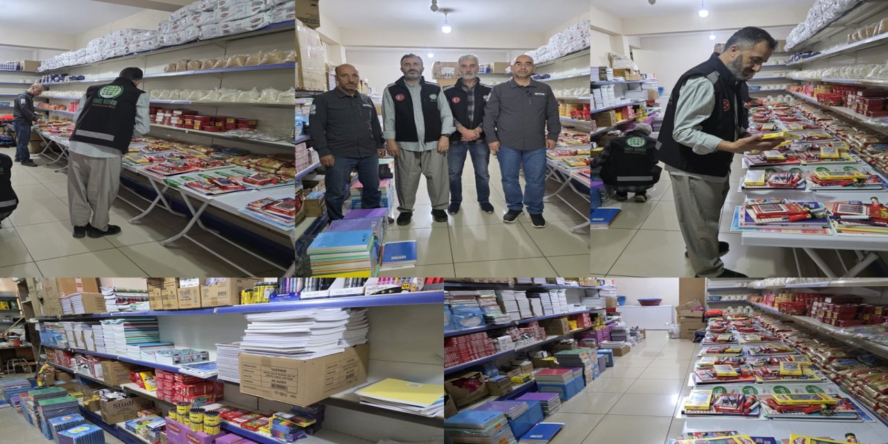 Bingöl Umut Kervanı’ndan öğrencilere kırtasiye desteği