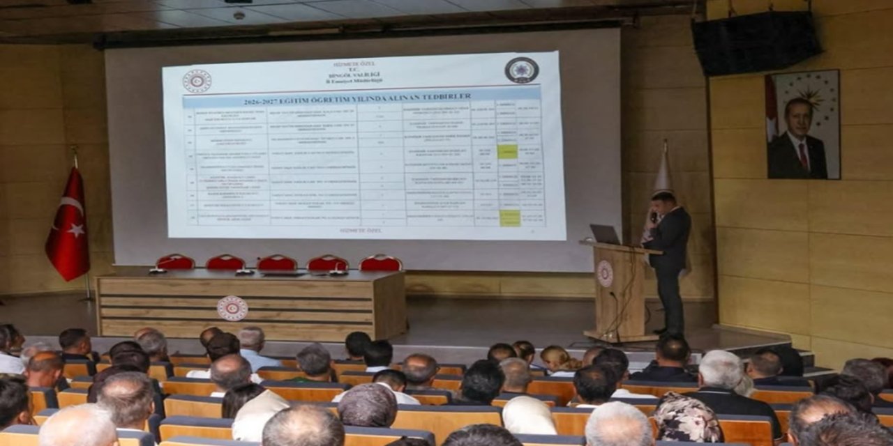 Bingöl'de "Okul güvenliği" toplantısı gerçekleştirildi