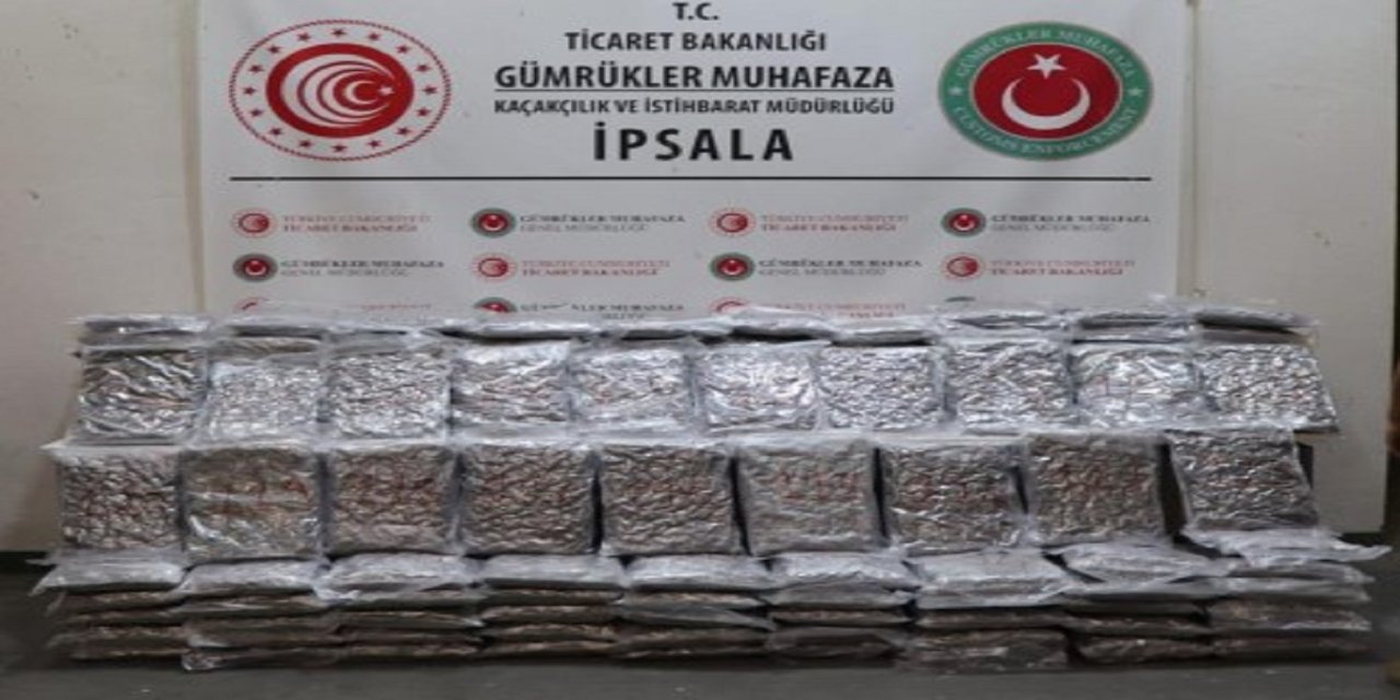 Edirne'deki gümrük kapılarında 174 kilogram uyuşturucu yakalandı