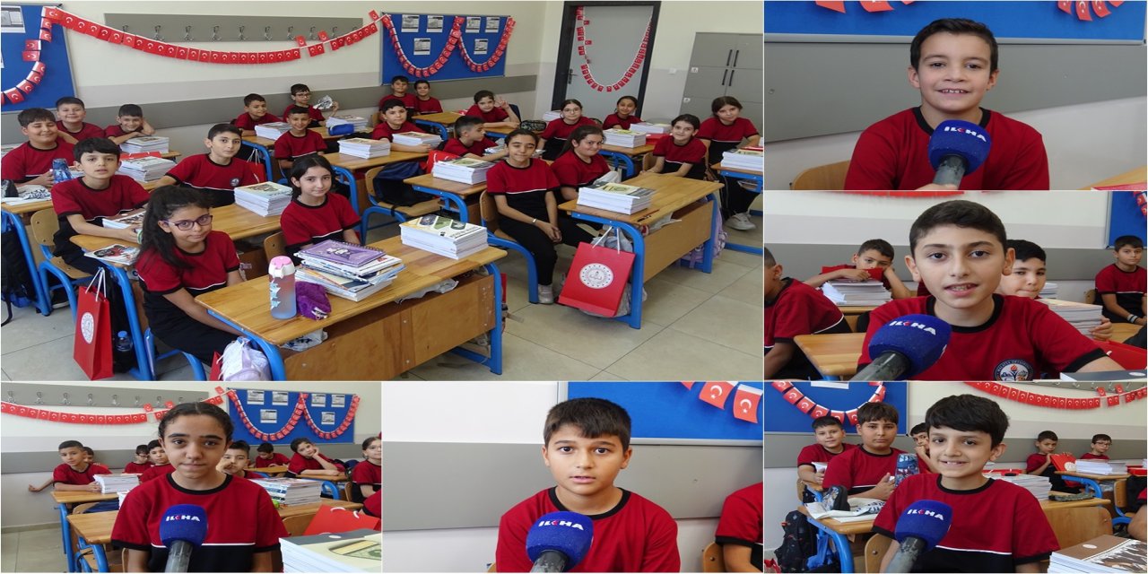 Öğrencilerin ilk gün heyecanı: Okul açıldığı için çok mutluyuz