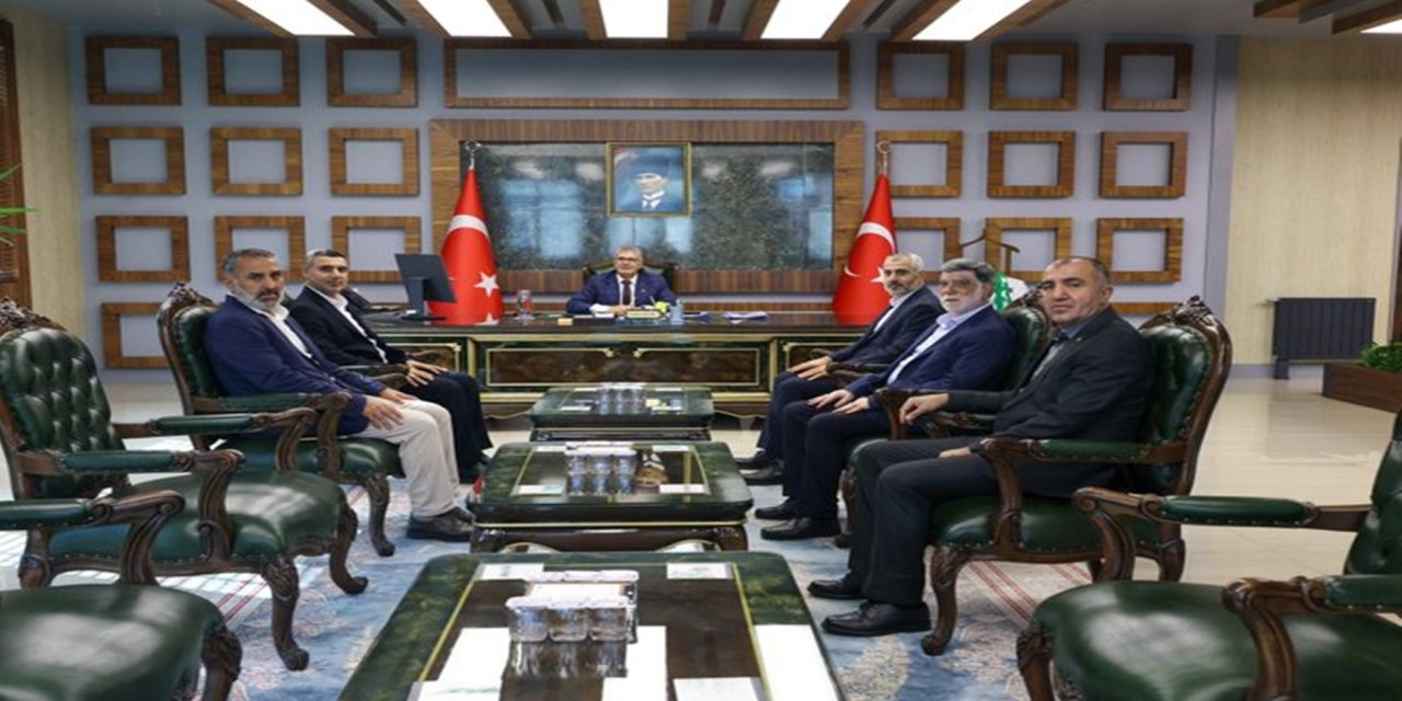 HÜDA PAR Bingöl heyetinden Vali Çelik’e ziyaret