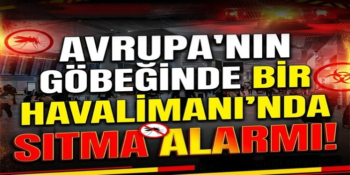 Frankfurt Havalimanı'nda sıtma alarmı