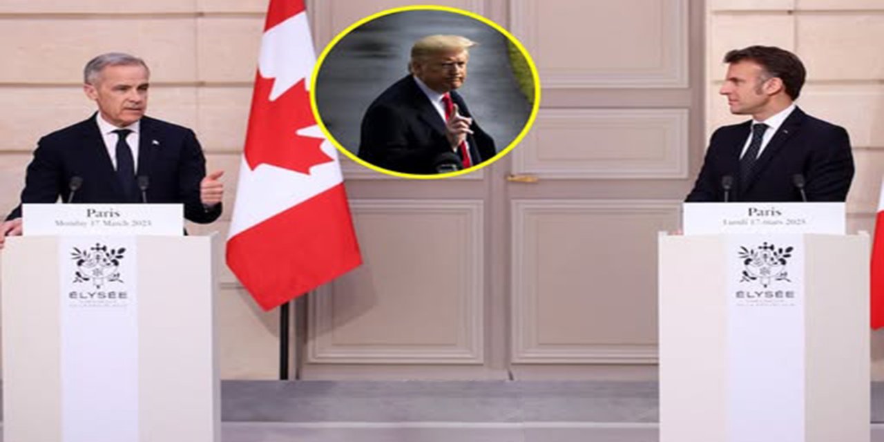 Macron ve Carney, Trump’ın ABD bayrağıyla gösterdiği adada görüşecek