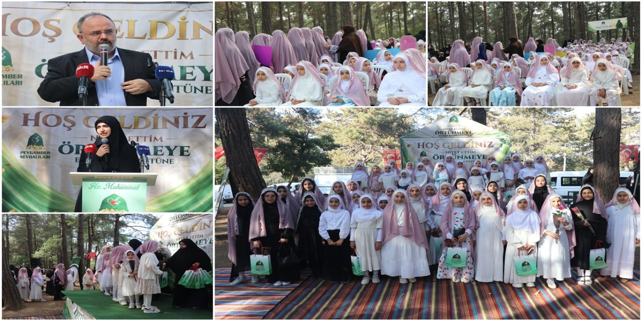 İstanbul'da "Niyet Ettim Örtünmeye, Emrin Başım Üstüne" programı gerçekleştirildi