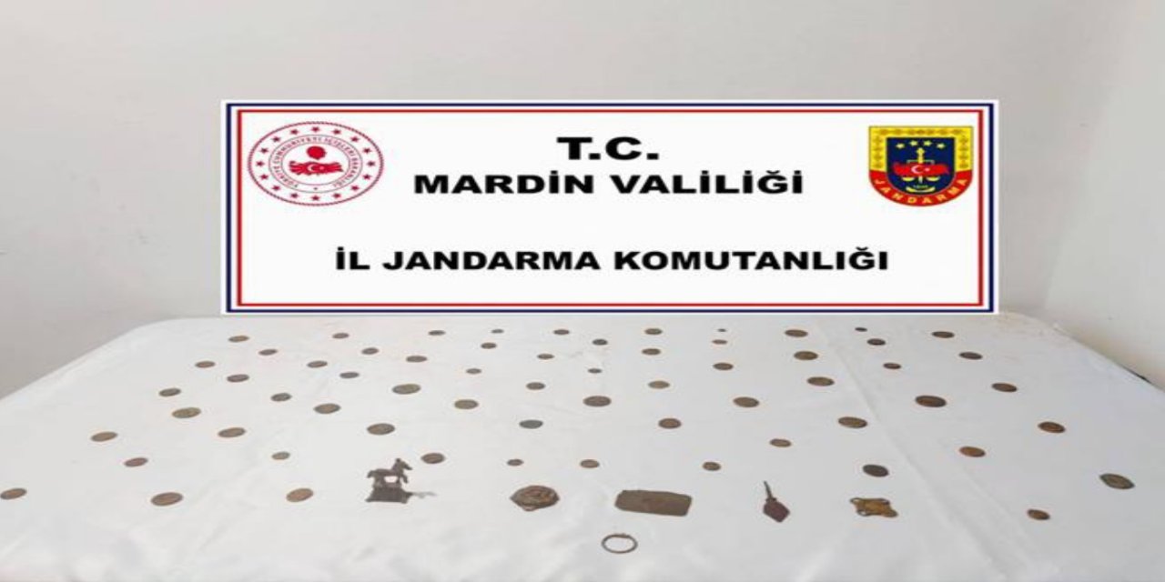 Mardin’de çok sayıda tarihi eser ele geçirildi: 4 gözaltı