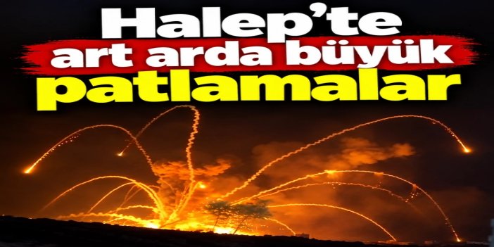 Halep'in güneyinde Suriye ordusuna ait bölgede patlamalar: 4 yaralı