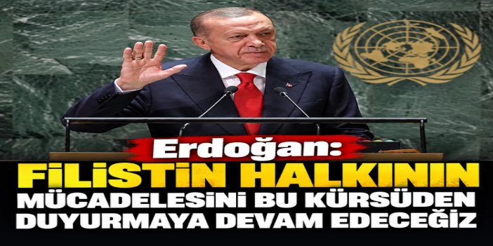Cumhurbaşkanı Erdoğan: Gazze, çağımızın en insanlık dışı, en utanç verici temerküz kampıdır