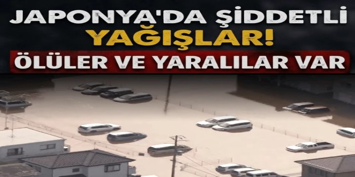 Japonya'da şiddetli yağışlar: 10 ölü 4 kayıp