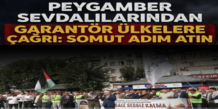 Peygamber Sevdalılarından Gazze'de işgalin son bulması için garantör ülkelere "Somut adım atın" çağrısı