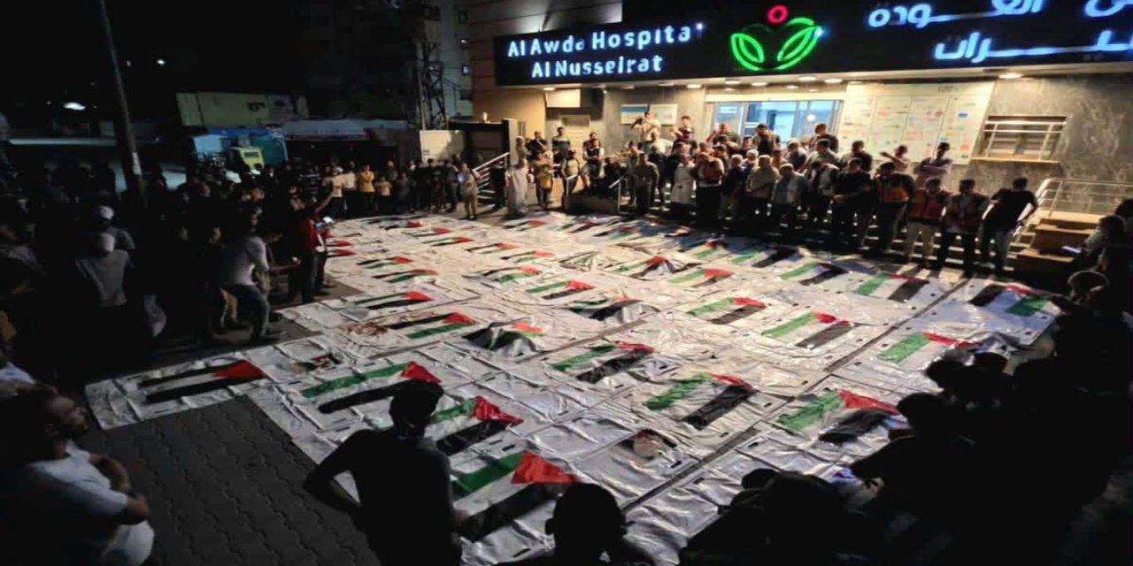Gazze'de enkazdan çıkarılan 105 şehidin naaşının defnedilmesi için hazırlık yapılıyor