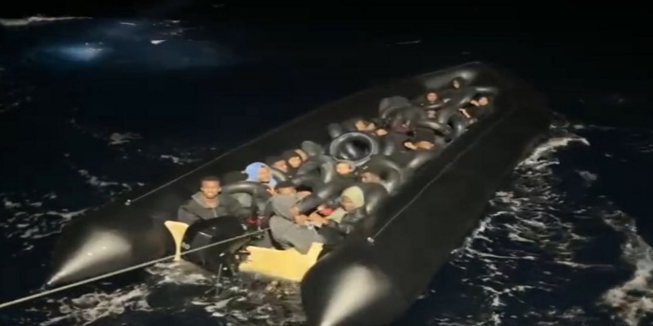 Aydın açıklarında 34 düzensiz göçmen yakalandı