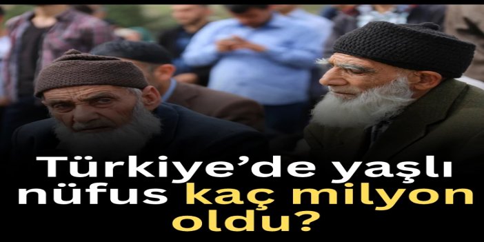 Türkiye’de yaşlı nüfus 9 milyon 583 bin kişiye ulaştı
