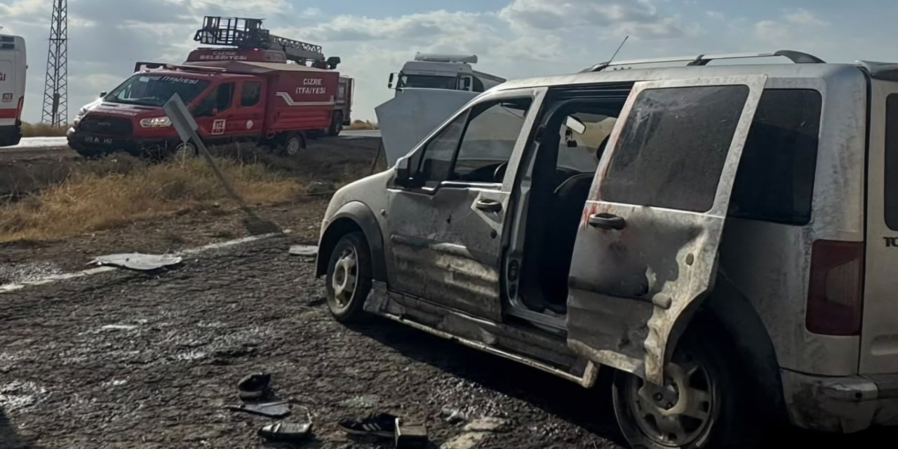 Cizre’de trafik kazası: 2’si çocuk 6 yaralı