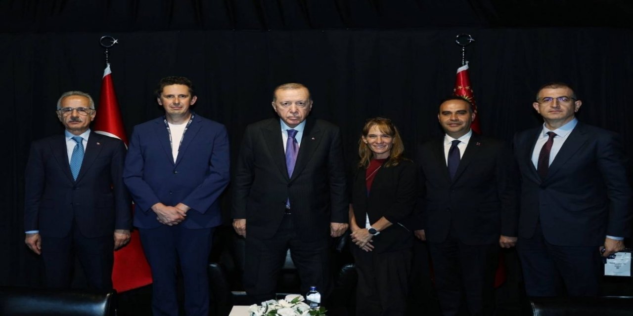 Cumhurbaşkanı Erdoğan, SpaceX yöneticilerini kabul etti