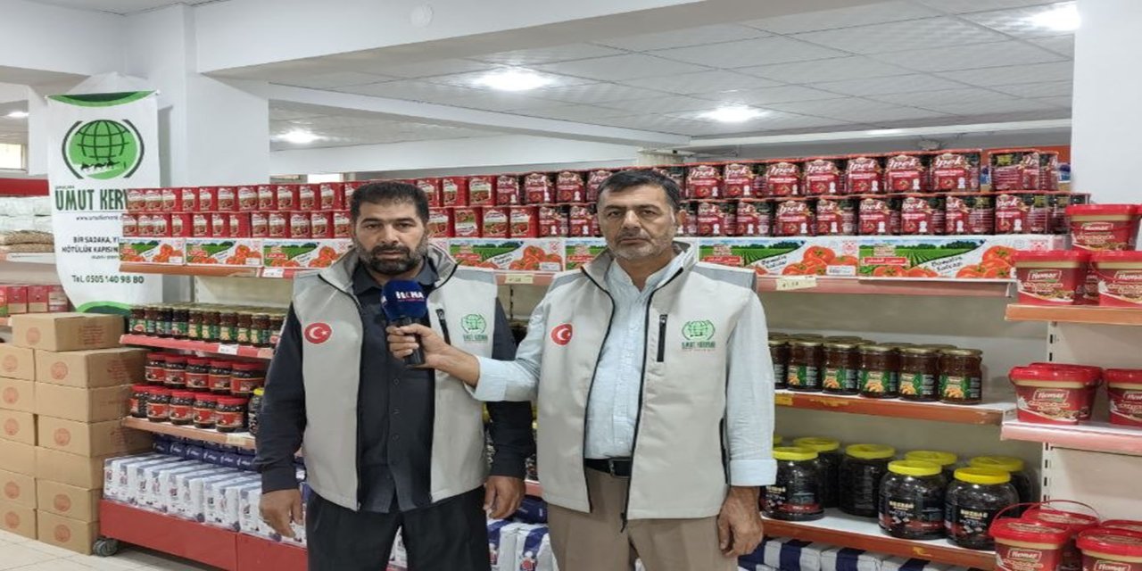 Şanlıurfa'da yüzlerce ihtiyaç sahibi aileye gıda desteği