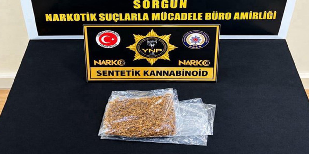 Yozgat'ta uyuşturucu operasyonu: Bir şüpheli hakkında işlem başlatıldı