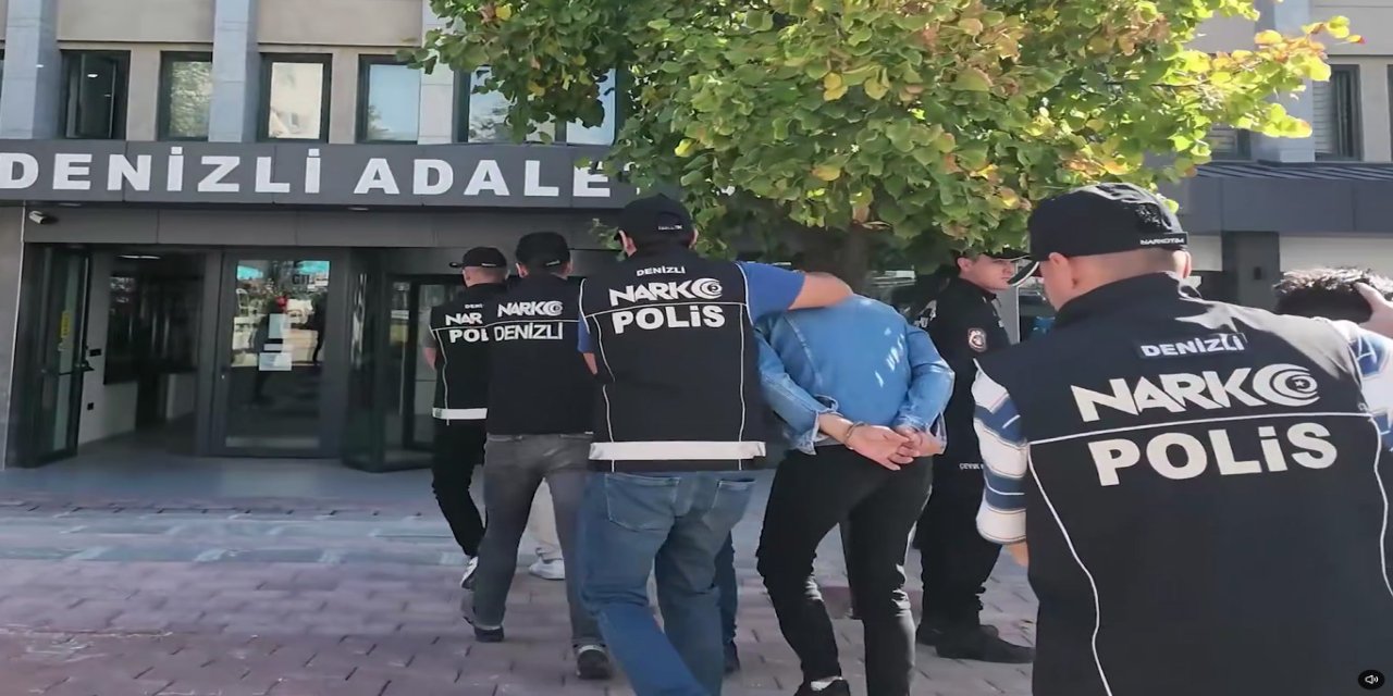 Denizli'de uyuşturucu operasyonu: 10 şüpheli tutuklandı