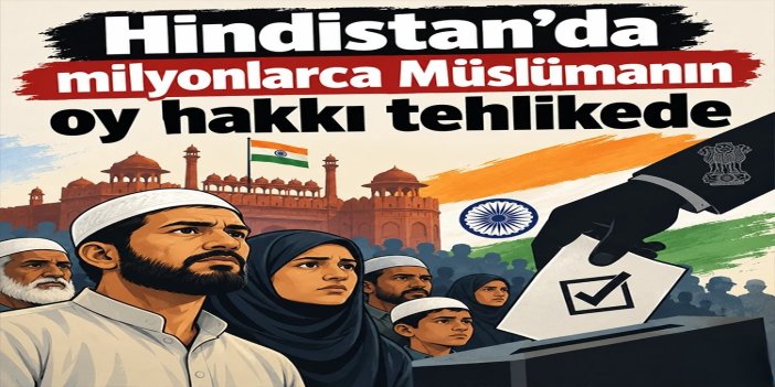 Hindistan'da milyonlarca Müslümanın oy hakkı tehlikede
