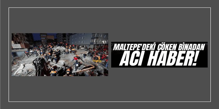İstanbul Maltepe'de 7 katlı binanın 3 katı çöktü: Can kaybı 3'e yükseldi