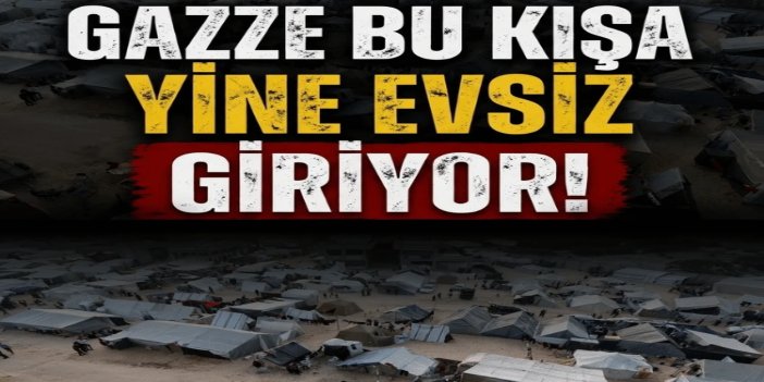 Gazze bu kışa yine evsiz giriyor, temel ihtiyaç malzemeleri halen sınır dışında mahsur!