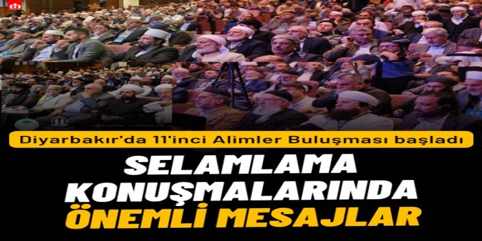 Alimler Buluşması'nda selamlama konuşmalarında önemli mesajlar-1