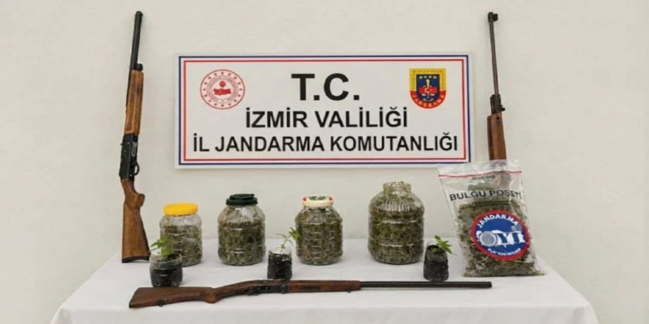 İzmir'de uyuşturucu ve silah ele geçirildi: Bir tutuklama