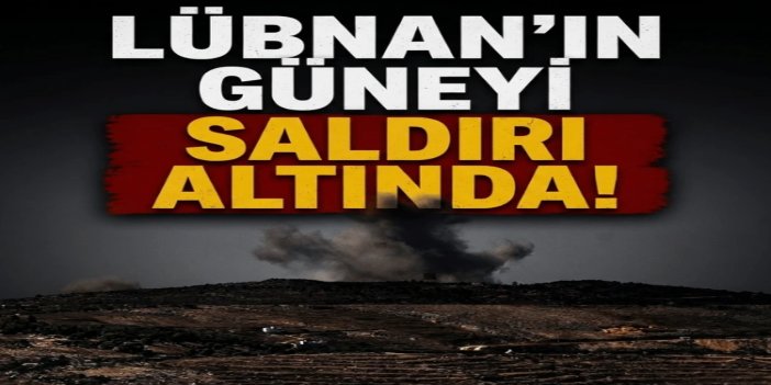 Siyonist işgalcilerden Lübnan’ın güneyine hava ve topçu saldırıları